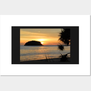 Sunset on Kata Beach, Phuket, Thailand Posters and Art